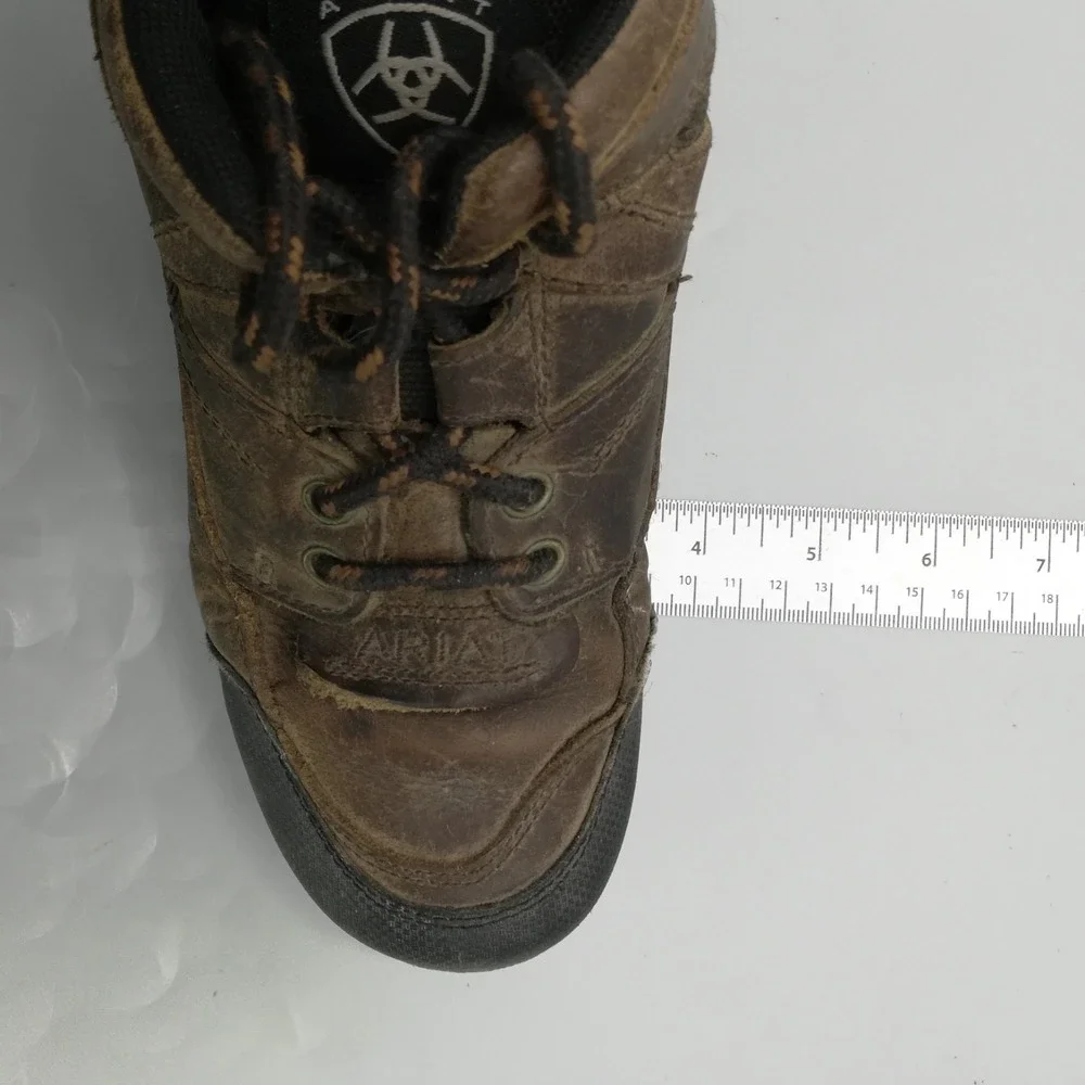 Ariat Shoes Boys Boots Terrain Brown Leather 4LR Technology Lace Up 13‎